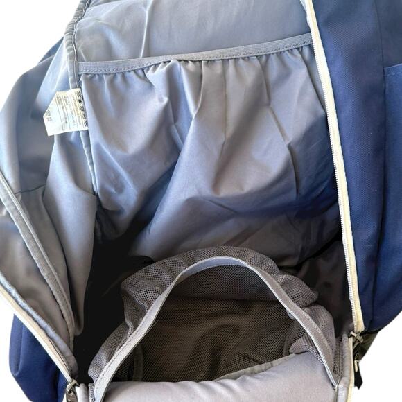 Nike Elite Quad Zip System Blue NQZS Logo Sports Gym Travel Backpack Ball EUC - Picture 10 of 11